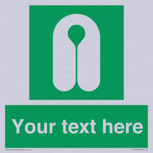 Custom sign safe condition Lifejacket